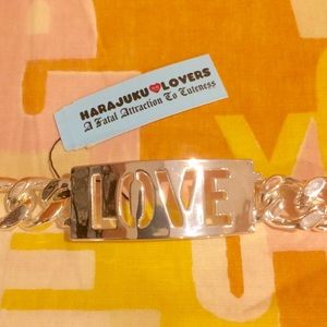 🤘🏽FINAL SALE! NWT rock-n-roll "LOVE" ID bracelet